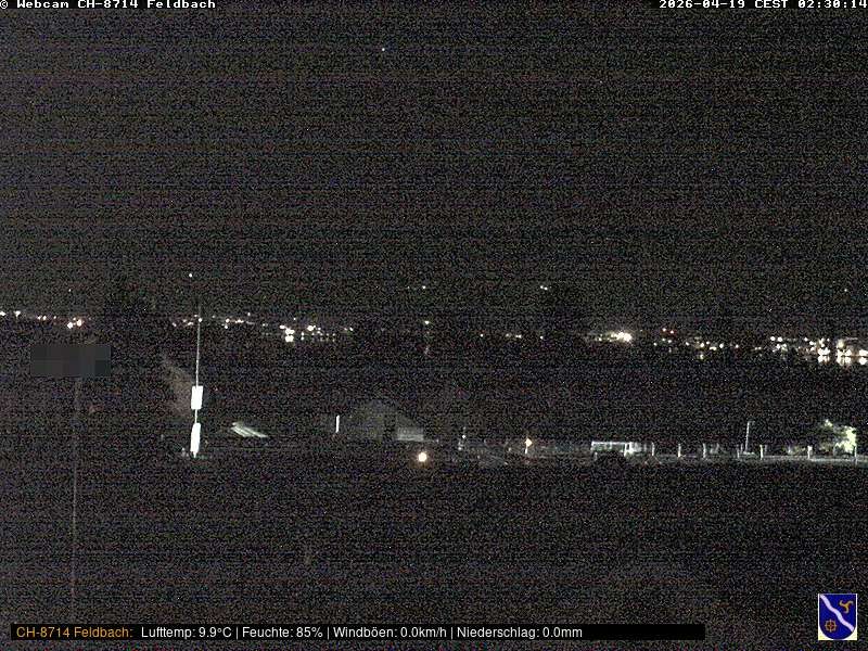 Feldbach: Schweiz, Zürich: Blick über den Zürichsee Richtung Schwyzer Voralpen und Glarneralpen