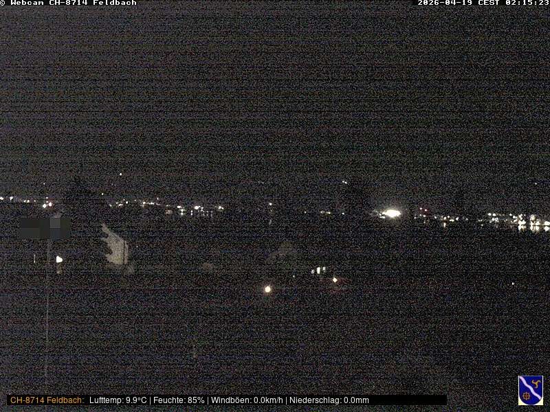 Feldbach: Schweiz, Zürich: Blick über den Zürichsee Richtung Schwyzer Voralpen und Glarneralpen