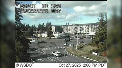 Everett Traffic: Evergreen Way View Everett Traffic: Evergreen Way View