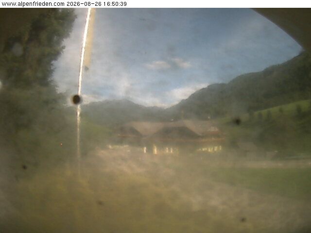 Traffic Cam Weissenbach - Riobianco: Hotel Alpenfrieden - Ahrntal