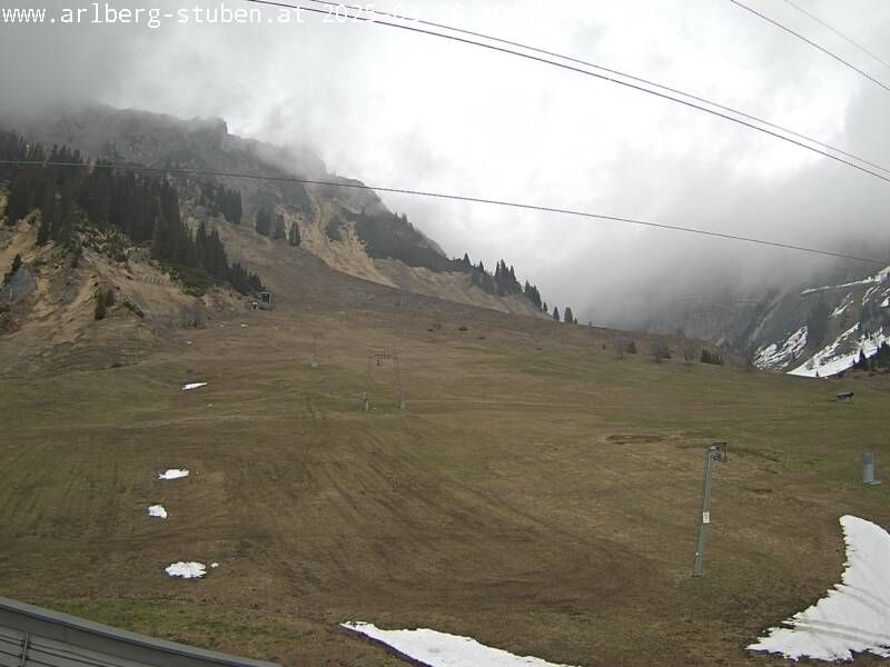 Traffic Cam Stuben › North-East: Vorarlberg, Österreich: Übungslift - Am Arlberg