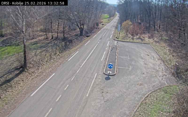 Traffic Cam Brezovica: R2-439, Kobilje - Dobrovnik, prehod Kobilje