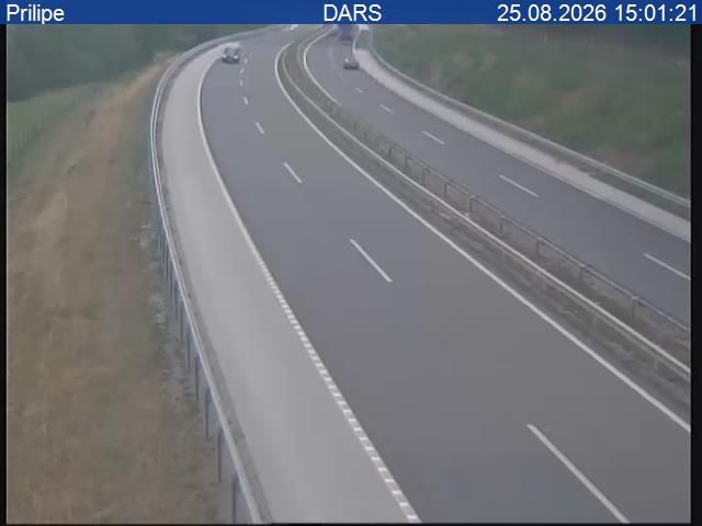 Traffic Cam Prilipe: A2/E70, Karavanke - Obrežje