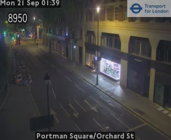 Traffic Cam London: Portman Square/Orchard St