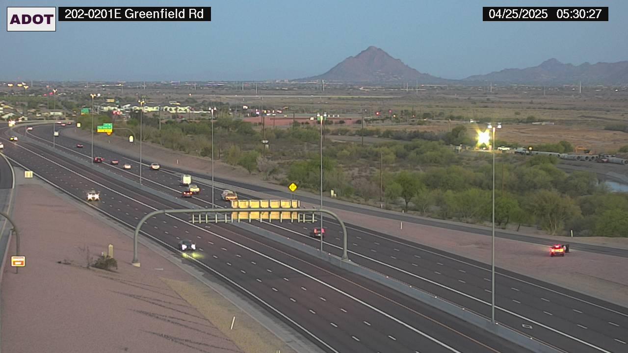 Traffic Cam Mesa › East: L-202 EB 20.12 @Greenfield