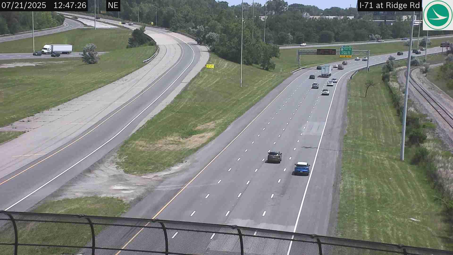 Traffic Cam Brooklyn: I-71 at Ridge Rd