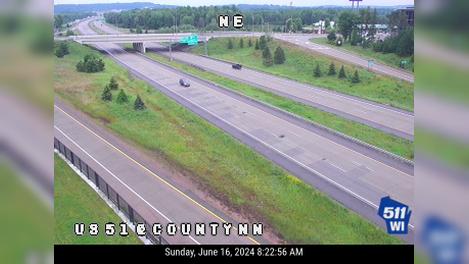 Traffic Cam Suamico: US 51 at County NN