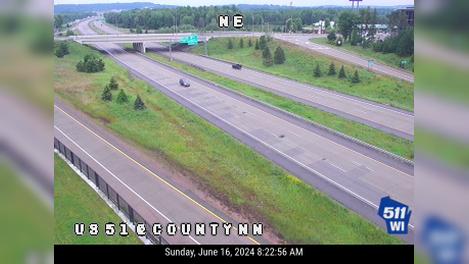 Traffic Cam Suamico: US 51 at County NN