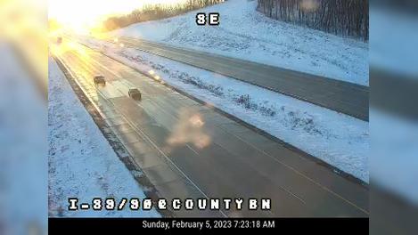 Traffic Cam Nora: I-39/90 at County BN