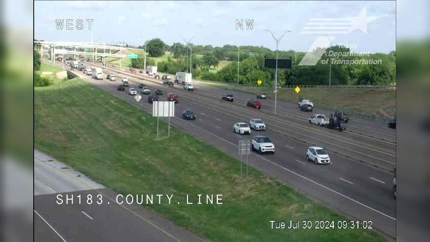 Traffic Cam Irving › East: SH 183 @ County Line