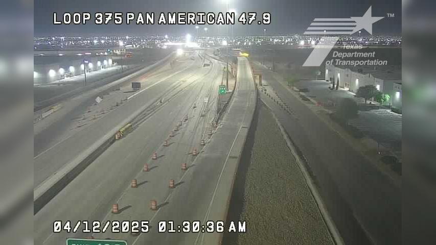 Traffic Cam El Paso › West: LP-375 @ Pan American