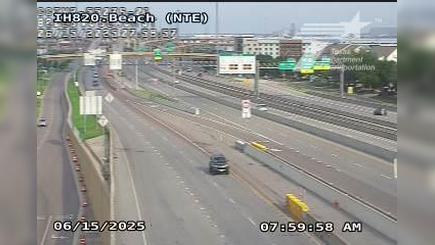 Traffic Cam Fort Worth › East: I-820NL @ Beach (NTE)