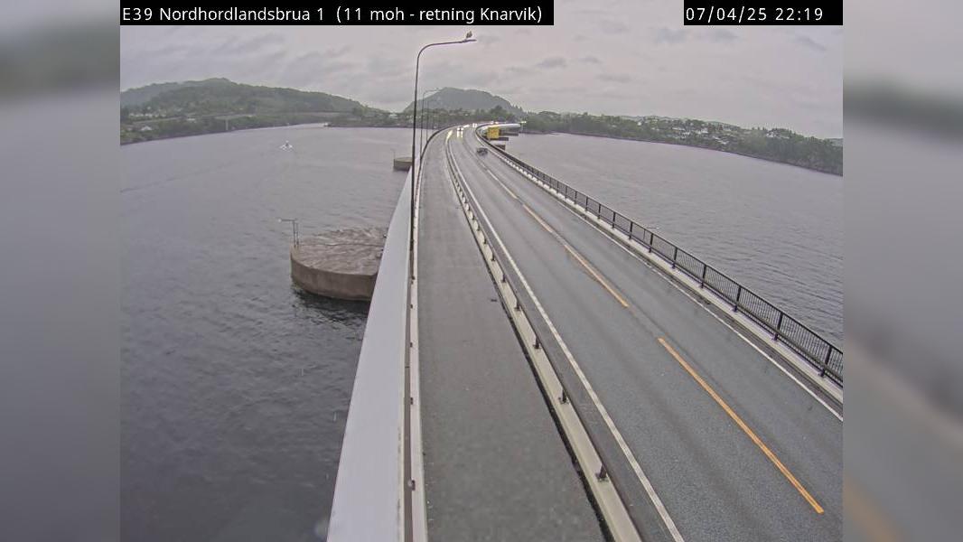 Traffic Cam Flatoy: E39 Nordhordlandsbrua (Knarvik)