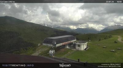 immagine della webcam nei dintorni di San Martino di Castrozza: webcam Alpe Lusia