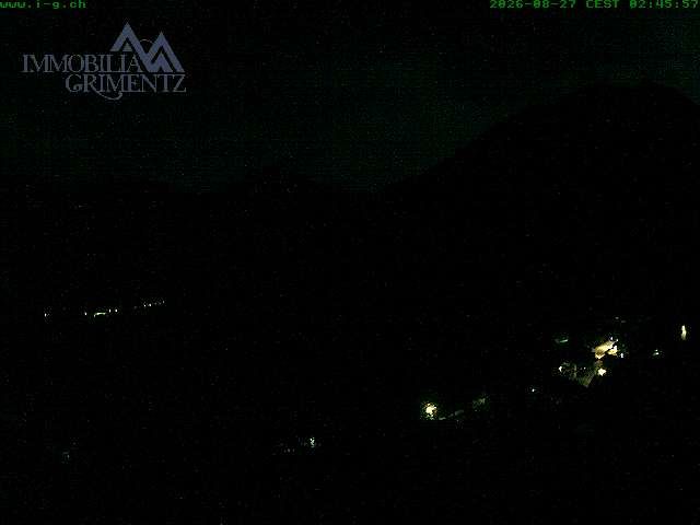 Grimentz: view over the valley of Anniviers