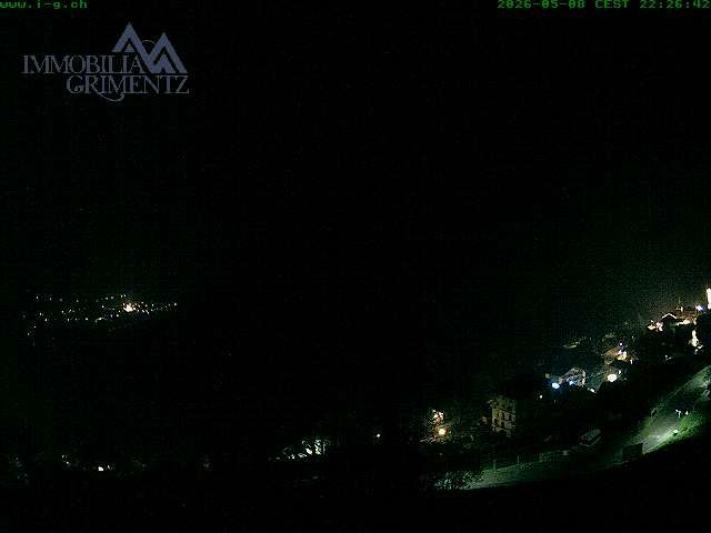 Grimentz: view over the valley of Anniviers
