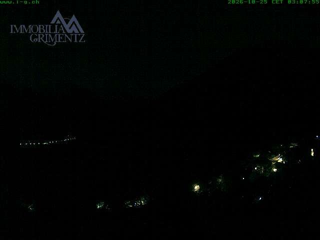 Grimentz: view over the valley of Anniviers