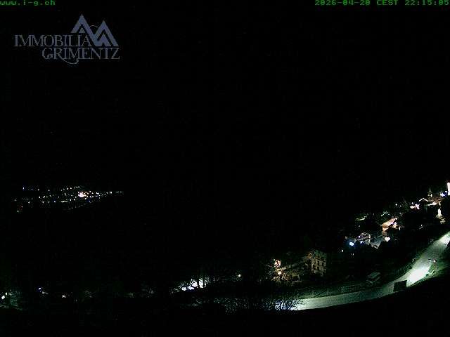 Grimentz: view over the valley of Anniviers