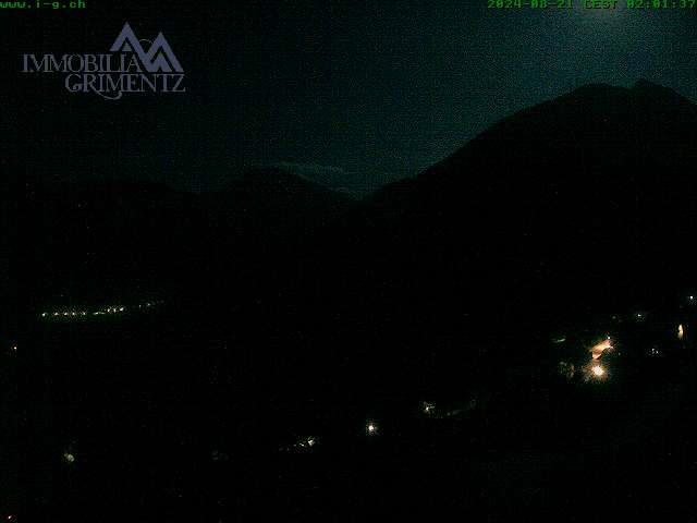 Grimentz: view over the valley of Anniviers