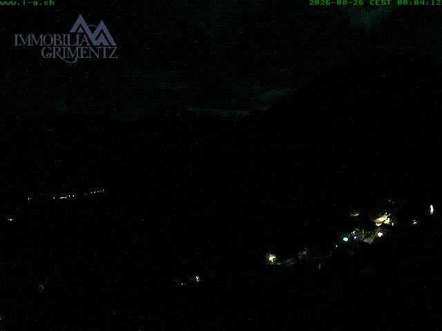 Grimentz: view over the valley of Anniviers