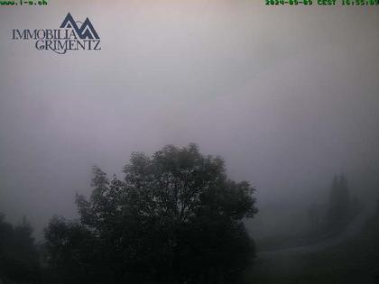 Grimentz: view over the valley of Anniviers