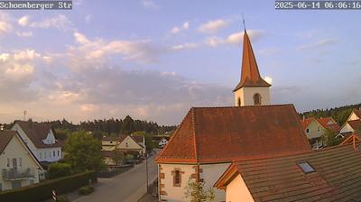 Igelsloch › South-West: Oberreichenbach - Blick auf die Schömberger Str