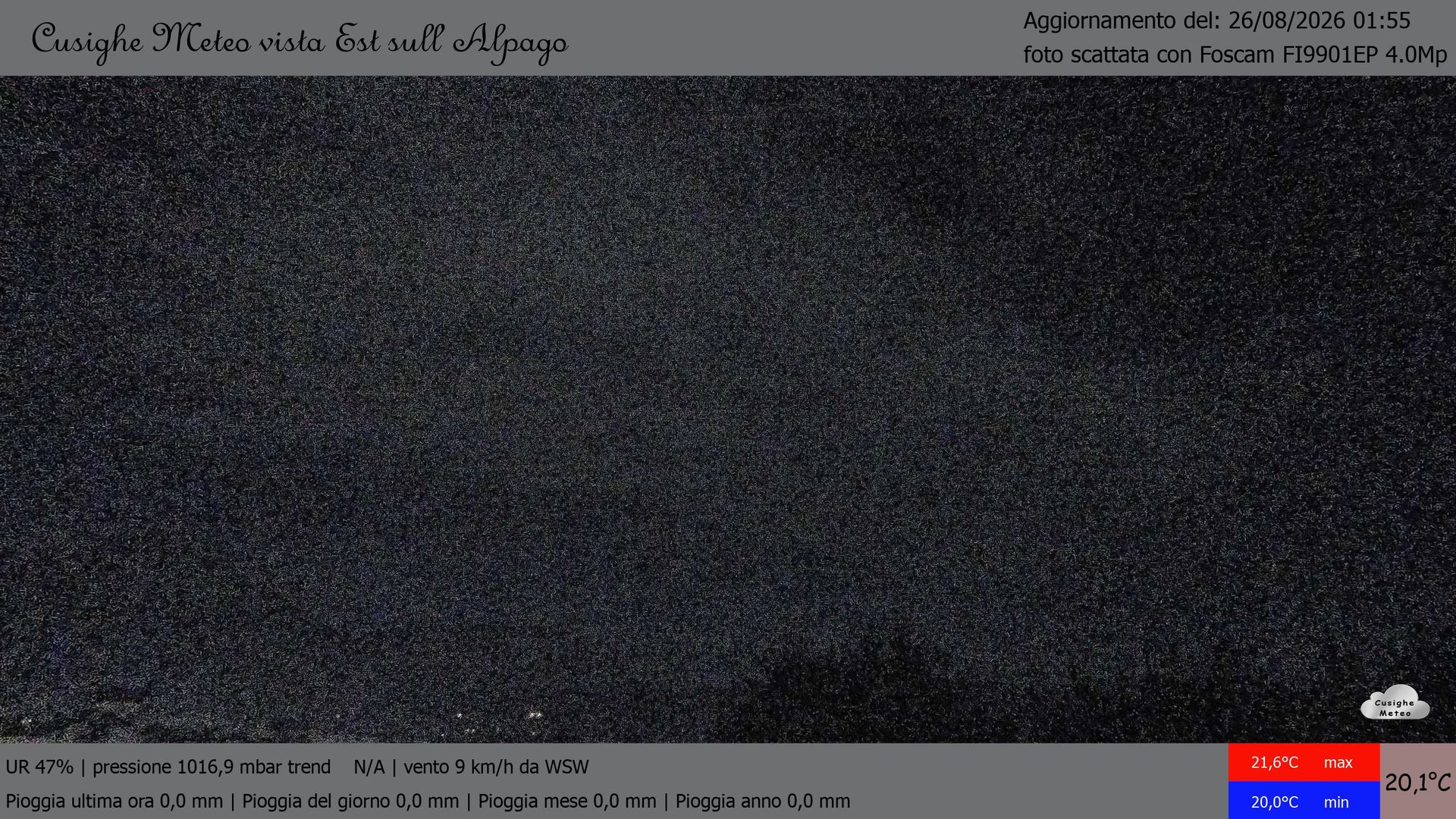 Traffic Cam Belluno: Vista sul col Nevegal