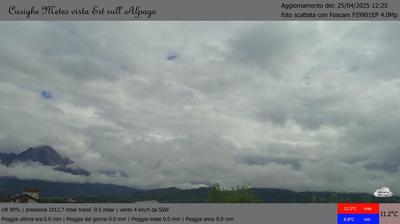 Preview delle webcam di Belluno: Vista sul col Nevegal