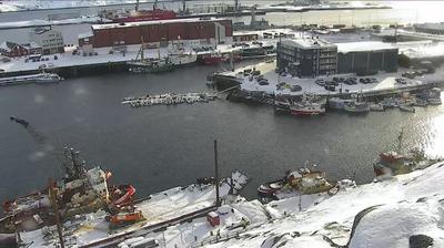 Vista de cámara web de luz diurna desde Nuuk: Godthåb − Port − hd str