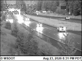 Traffic Cam Tanner: I-90 at MP 33.2: North Bend
