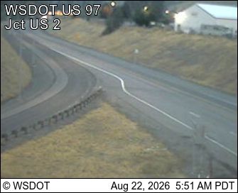 Traffic Cam Dryden › North: US 97 at MP 185: Don Senn Memorial Interchange
