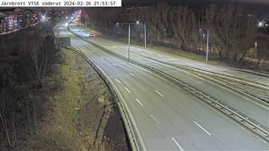Traffic Cam Ostra Frolunda: Järnbrott väg 158 söderut