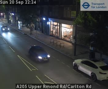 Traffic Cam London: A205 Upper Rmond Rd/Carlton Rd