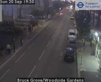 Traffic Cam London Borough of Haringey: Bruce Grove/Woodside Gardens