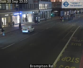 Traffic Cam London: Brompton Rd
