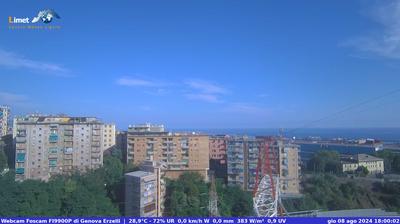 immagine della webcam nei dintorni di Genova: webcam Cornigliano Ligure