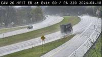 South Waverly › East: NY 17 at Exit 60 - PA 220 - Day time