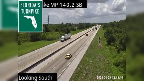 Traffic Cam Port St. Lucie: Tpke MM 140.2