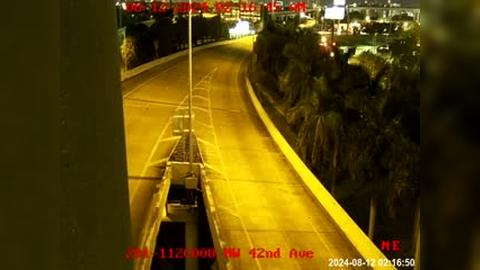 Traffic Cam Miami Springs: 201) SR-112 at NW 42nd Aveune