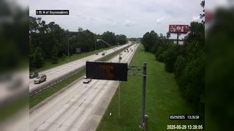 Traffic Cam Jacksonville: I-95 N of Baymeadows Rd