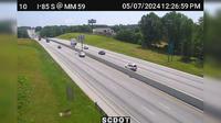 Greer: I-85 S @ MM 59 (South of BMW) - Day time