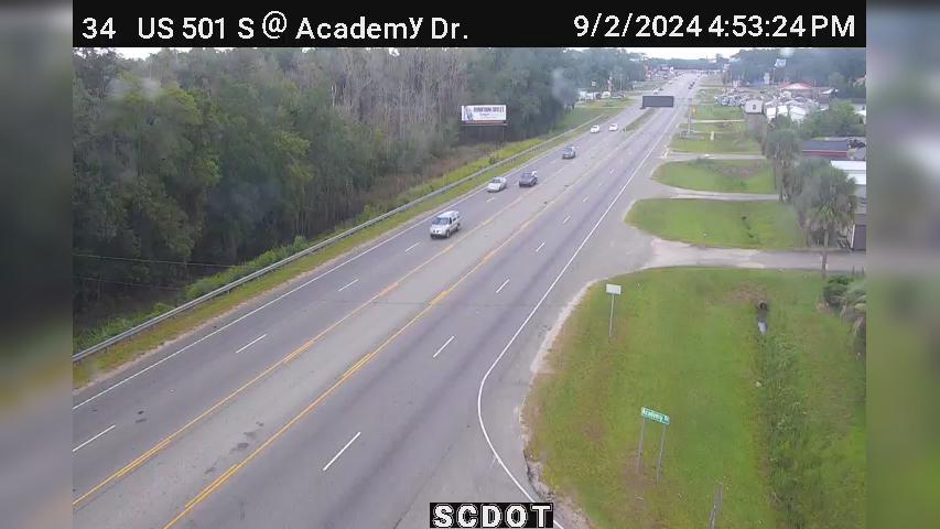 Traffic Cam Rabon Crossroads: US 501 N @ Academy Dr