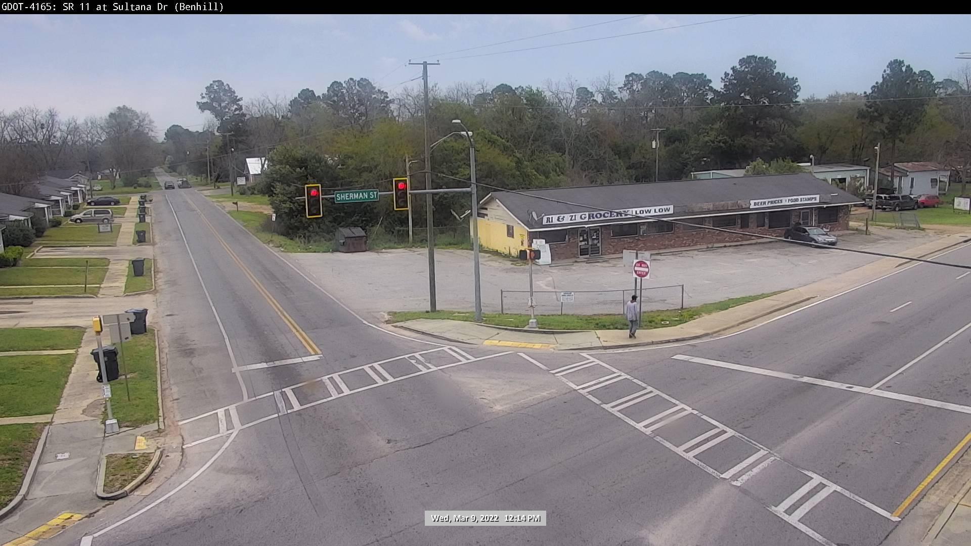 USA Fitzgerald Residential area on Sherman street live camera