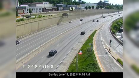 Traffic Cam Menomonee River Valley: I-94 @ 25th St