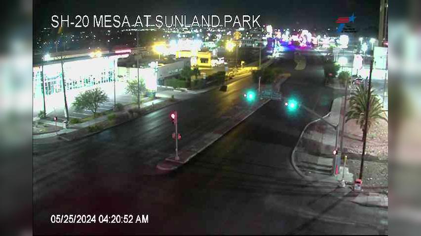 Traffic Cam El Paso › West: SH-20/Mesa @ Sunland
