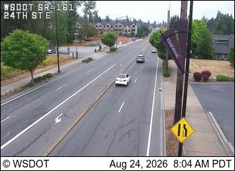 Traffic Cam Edgewood: SR 161 at MP 32.3: 24th St