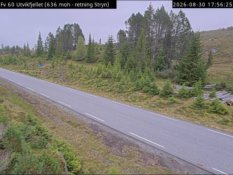 Traffic Cam Byrkjelo: F60 Utvikfjellet (Stryn)