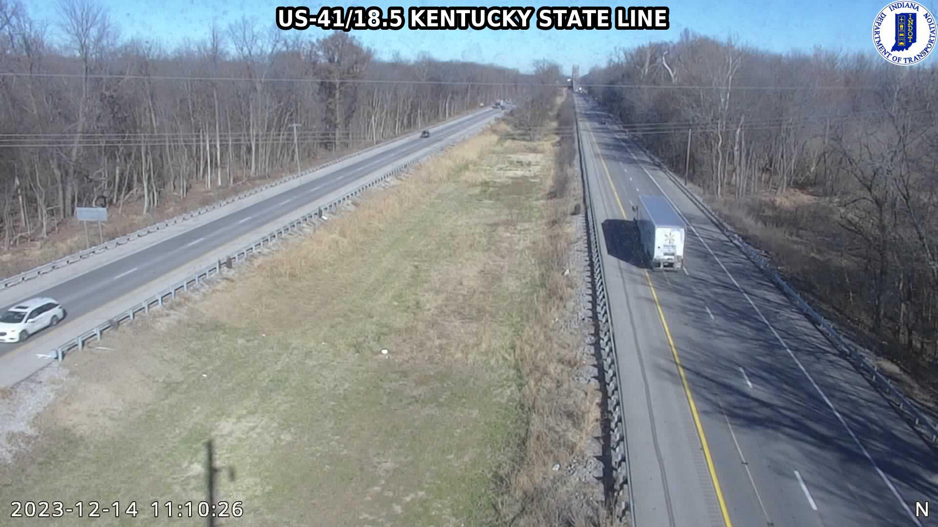 Traffic Cam Henderson: KY US-41: US-41/18.5 - STATE LINE: US-41/18.5 - STATE LINE