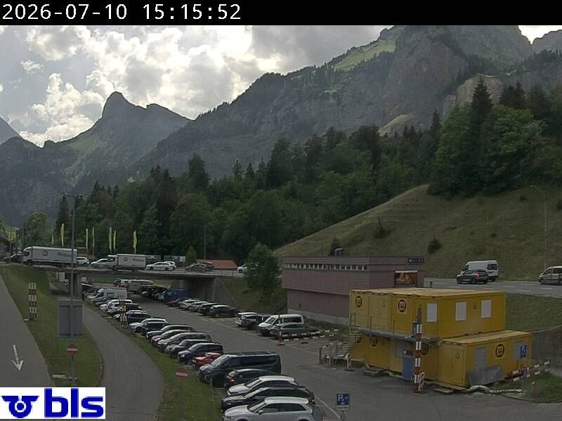 Kandersteg › Süden: Autoverlad Lötschberg