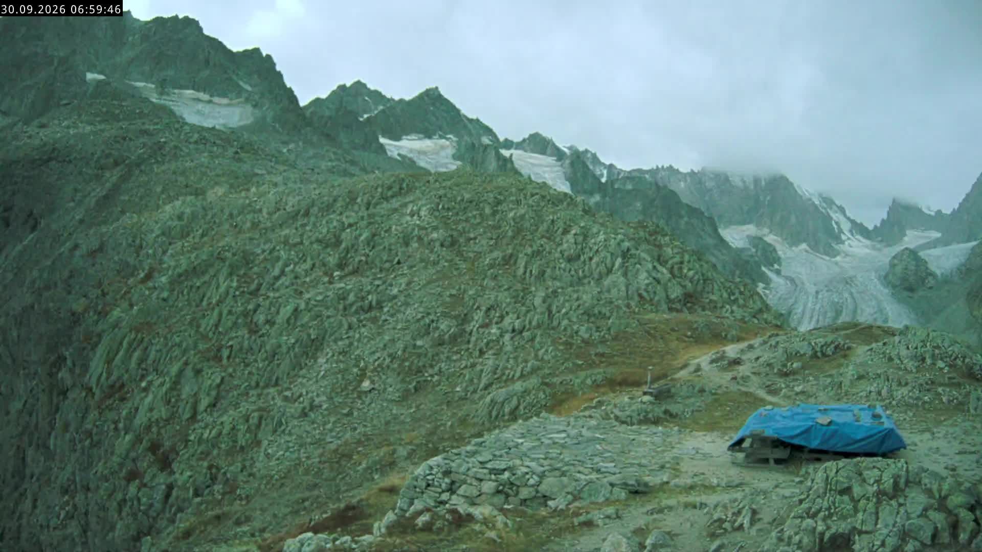 Saleinaz › Südwesten: Cabane de Saleinaz CAS - Aiguille d'Argentière - Col du Chardonnet